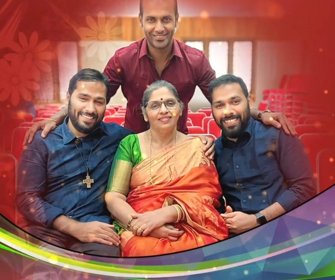 Rev. Fr. Sathish Paul and Family
